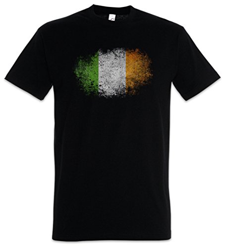 Urban Backwoods Irish Flag Vintage Herren T-Shirt Schwarz Größe XL von Urban Backwoods