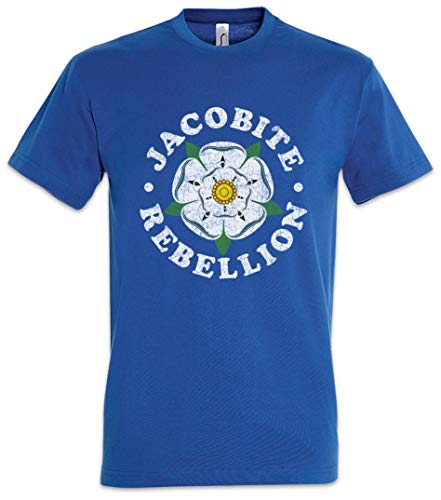 Urban Backwoods Jacobite Rebellion Herren T-Shirt Blau Größe 5XL von Urban Backwoods