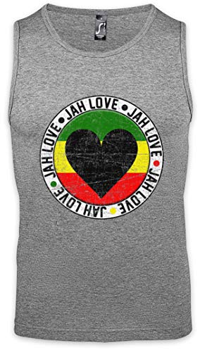 Urban Backwoods Jah Love Herren Männer Tank Top Training Shirt Grau Größe XL von Urban Backwoods