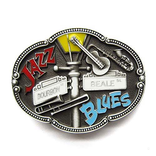 Urban Backwoods Jazz & Blues I Gürtelschnalle für Wechselgürtel Buckle von Urban Backwoods