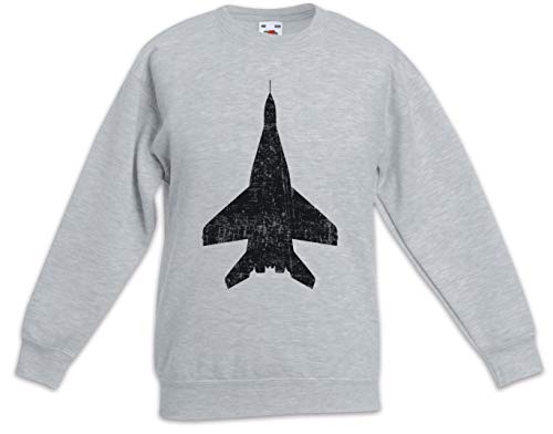 Urban Backwoods Jet III Silhouette Kinder Jungen Mädchen Pullover Grau Größe 10 Jahre von Urban Backwoods