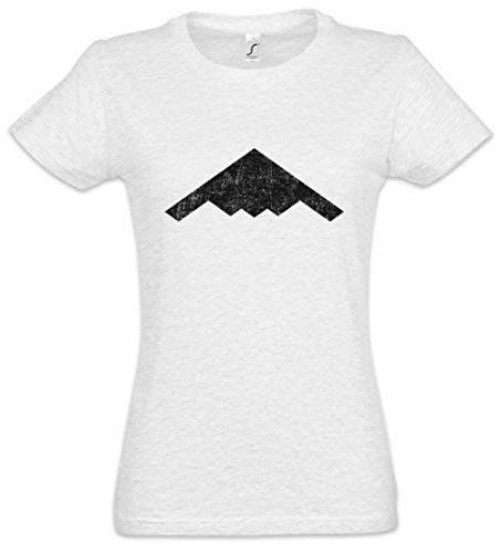 Urban Backwoods Jet VI Silhouette Damen T-Shirt Grau Größe S von Urban Backwoods