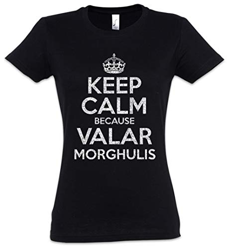 Urban Backwoods Keep Calm Because Valar Morghulis Damen T-Shirt Schwarz Größe XS von Urban Backwoods