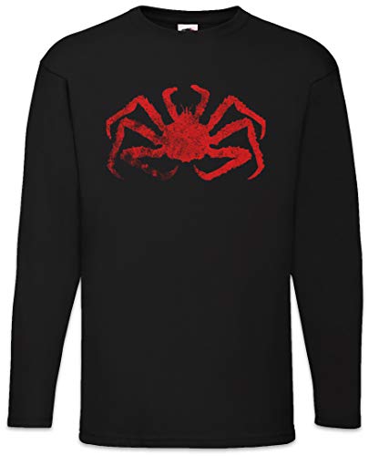 Urban Backwoods King Crab Herren Langarm T-Shirt Schwarz Größe M von Urban Backwoods