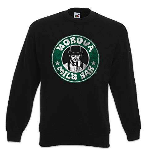 Urban Backwoods Korova Milk Bar Sweatshirt Pullover Schwarz Größe L von Urban Backwoods