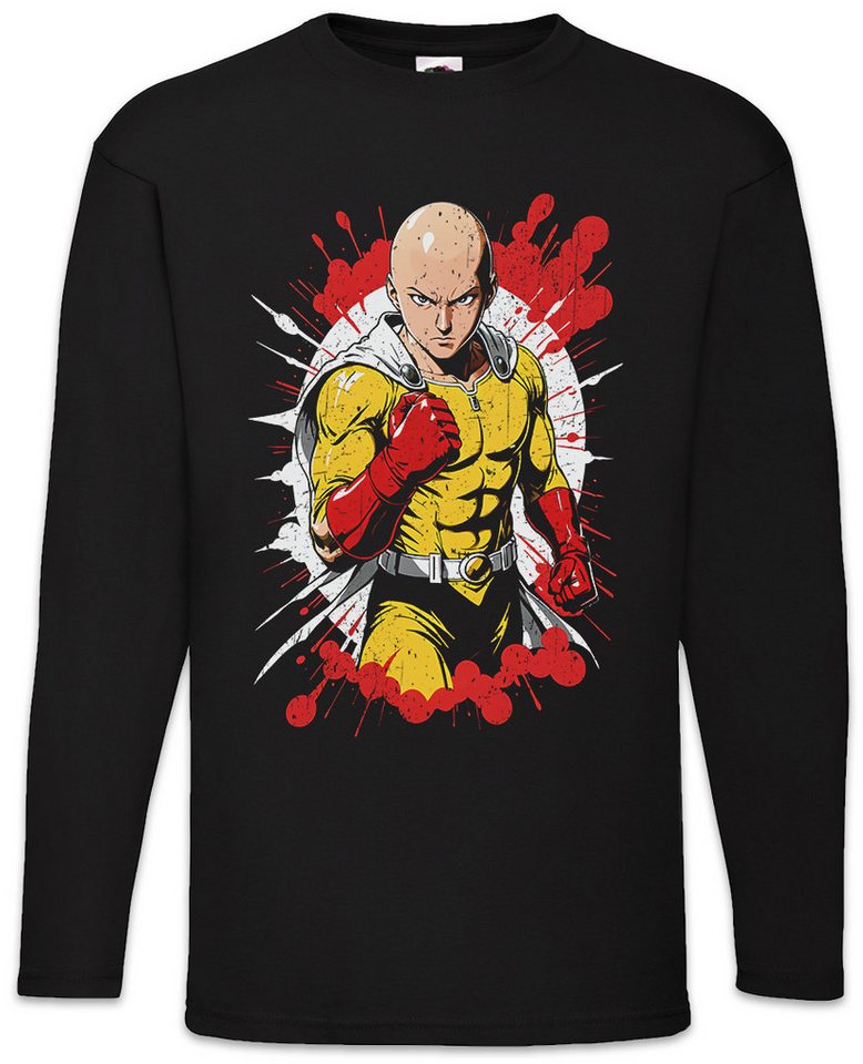 Urban Backwoods Langarmshirt Anime Punch Langarm T-Shirt One OP Man Saitama Genos Tatsumaki Fubuki (1-tlg) Garou Manga Aesthetic Punch von Urban Backwoods
