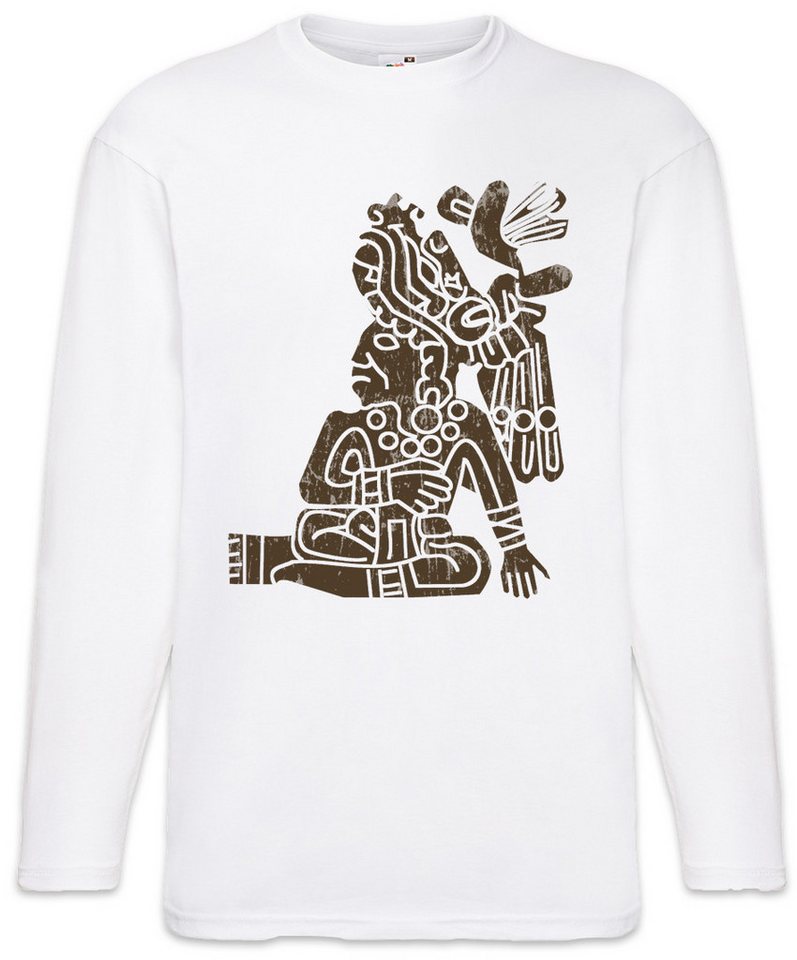 Urban Backwoods Langarmshirt Aztec Man I Langarm T-Shirt Aztecs Azteken Inka Maya Mayans Mayas (1-tlg) Tattoo Atzteken Empire von Urban Backwoods