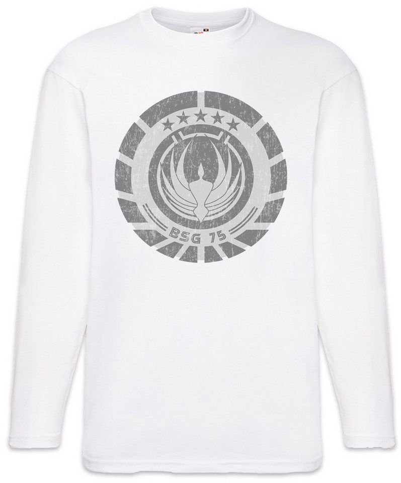 Urban Backwoods Langarmshirt BSG75 Patch Langarm T-Shirt Lieutenant Galactica Space Ship Star (1-tlg) Battlestar Raumschiff Battle William von Urban Backwoods