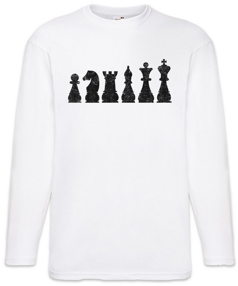 Urban Backwoods Langarmshirt Chess I Langarm T-Shirt Schachmatt Schach Checkmated Queen Königin (1-tlg) König Springer Schachbrett Schachfeld von Urban Backwoods
