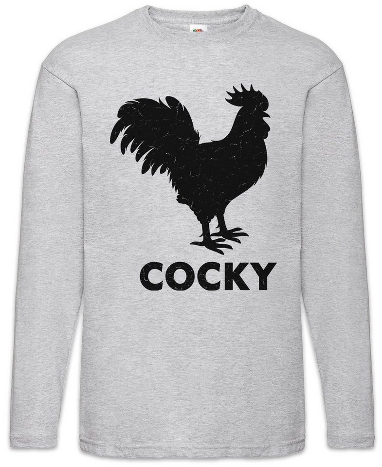 Urban Backwoods Langarmshirt Cocky II Langarm T-Shirt Hahn Cock Rooster Stolz Man Arrogant Swagger (1-tlg) Confident Bold Fearless Alpha von Urban Backwoods