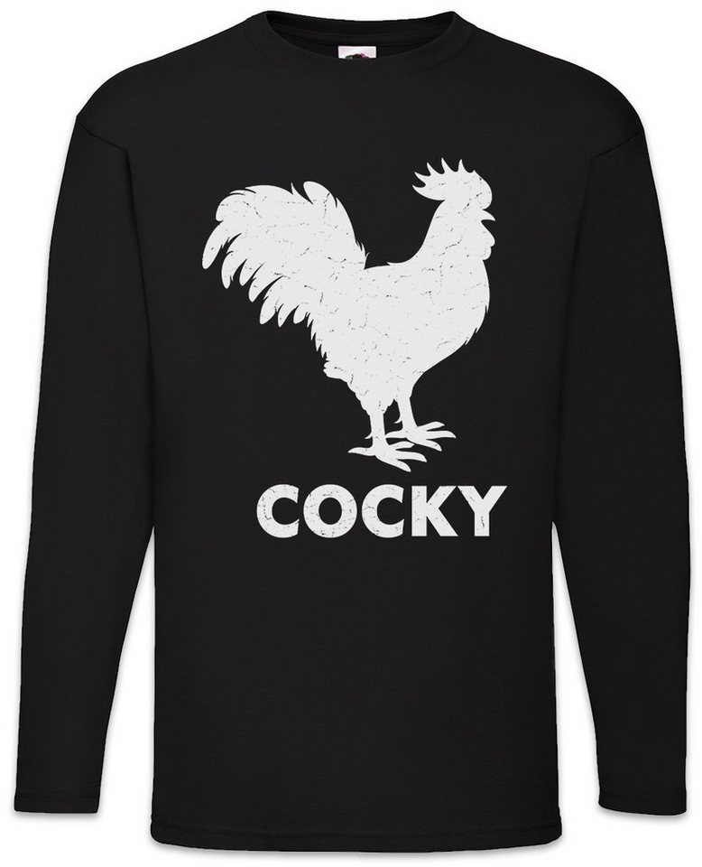 Urban Backwoods Langarmshirt Cocky II Langarm T-Shirt Hahn Cock Rooster Stolz Man Arrogant Swagger (1-tlg) Confident Bold Fearless Alpha von Urban Backwoods