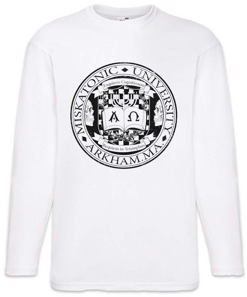Urban Backwoods Langarmshirt Cthulhu Badge UN A Langarm T-Shirt Cthulhu Logo Call Monster Horror (1-tlg) Innsmouth Arkham Lovecraft HP von Urban Backwoods