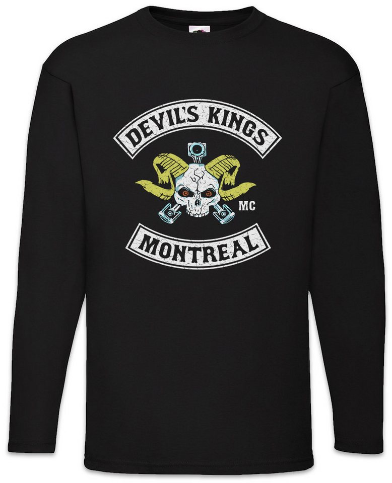 Urban Backwoods Langarmshirt Devil's Kings Langarm T-Shirt Bad Biker MC Motorcycle Blood Club TV (1-tlg) Series Motorrad Gang Patch von Urban Backwoods