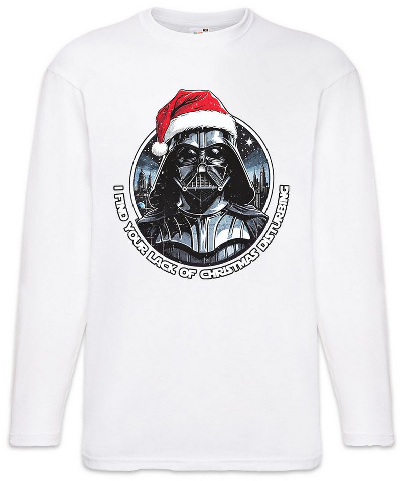 Urban Backwoods Langarmshirt Disturbing Christmas Langarm T-Shirt Wars Force Merry Darth Holy (1-tlg) Christmas Star Santa Vader von Urban Backwoods