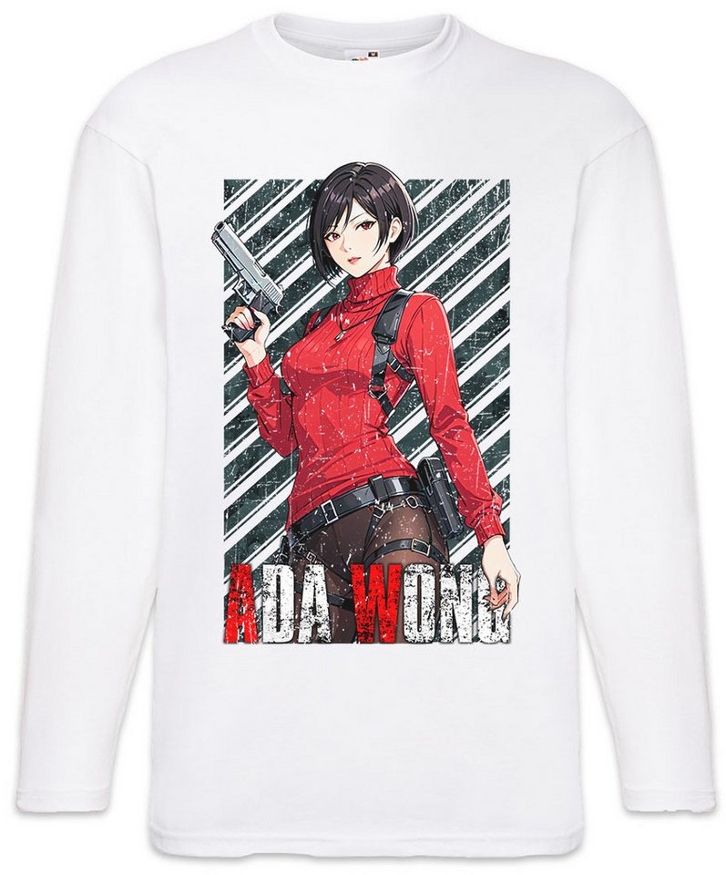 Urban Backwoods Langarmshirt Evil Ada Langarm T-Shirt Horror Racoon Resident Wong City Umbrella (1-tlg) Corp Corporation Zombies Zombie von Urban Backwoods