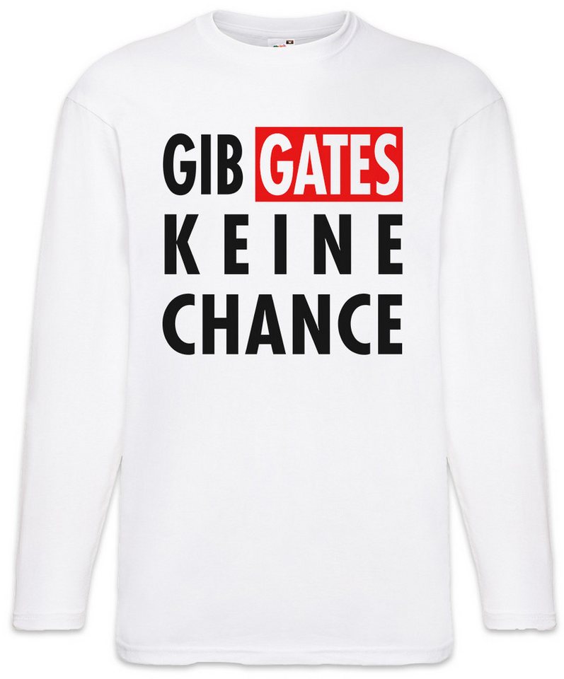 Urban Backwoods Langarmshirt Gib Gates Keine Chance Langarm T-Shirt Software Monopol Admin Nerd (1-tlg) Informatiker Internet Programmierer Software von Urban Backwoods