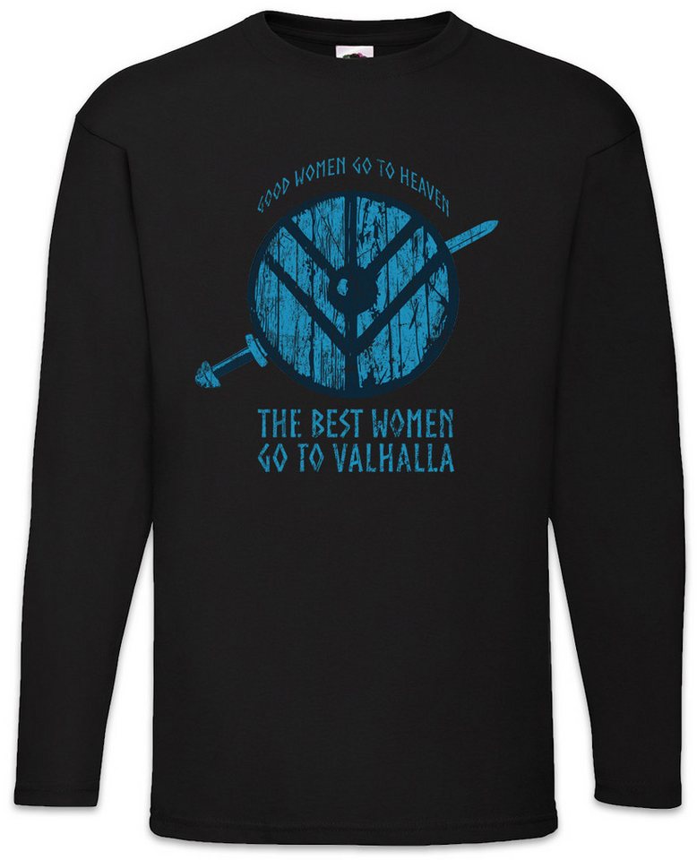 Urban Backwoods Langarmshirt Good Women Go To Heaven Langarm T-Shirt Walhalla Wikinger Vikings Fun (1-tlg) Freya Schildmaid Thor Odhin von Urban Backwoods