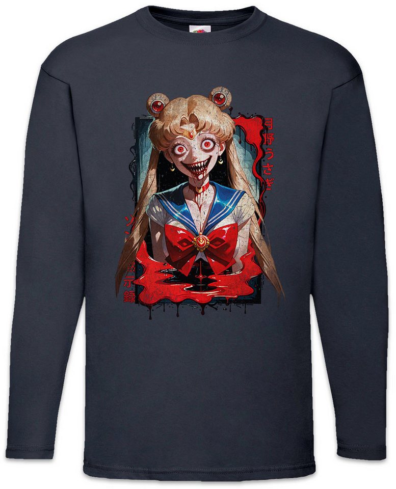 Urban Backwoods Langarmshirt Horror MoonLangarm T-Shirt Anime Sailor Girl Usagi Tsukino Princess (1-tlg) Serenity Wild Rabbit Of von Urban Backwoods