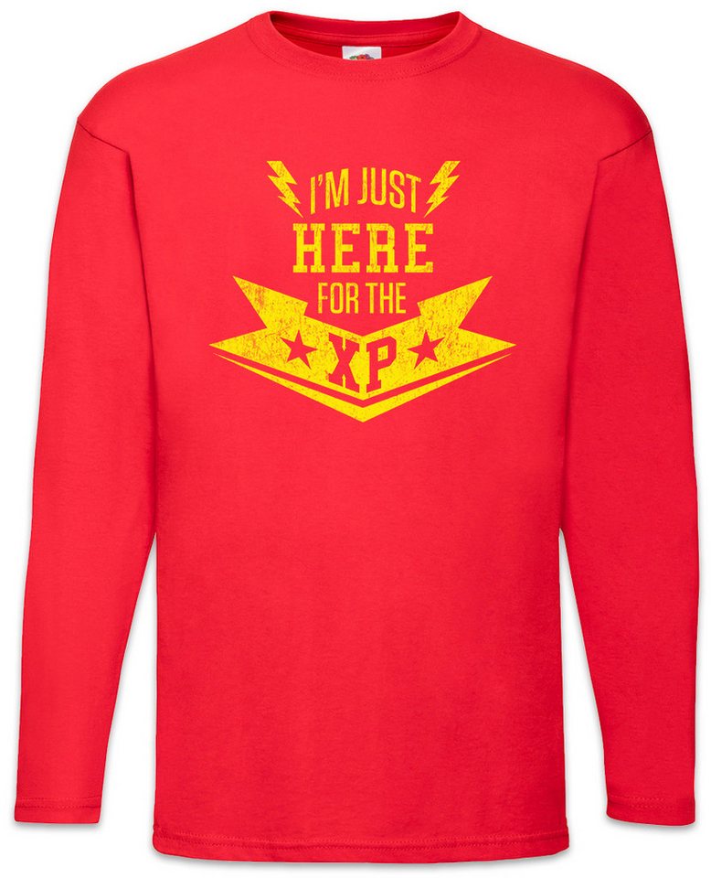 Urban Backwoods Langarmshirt I'm Just Here For The Xp Langarm T-Shirt Exp. Exp Experience Points (1-tlg) Gamer Games RPG Roleplay von Urban Backwoods