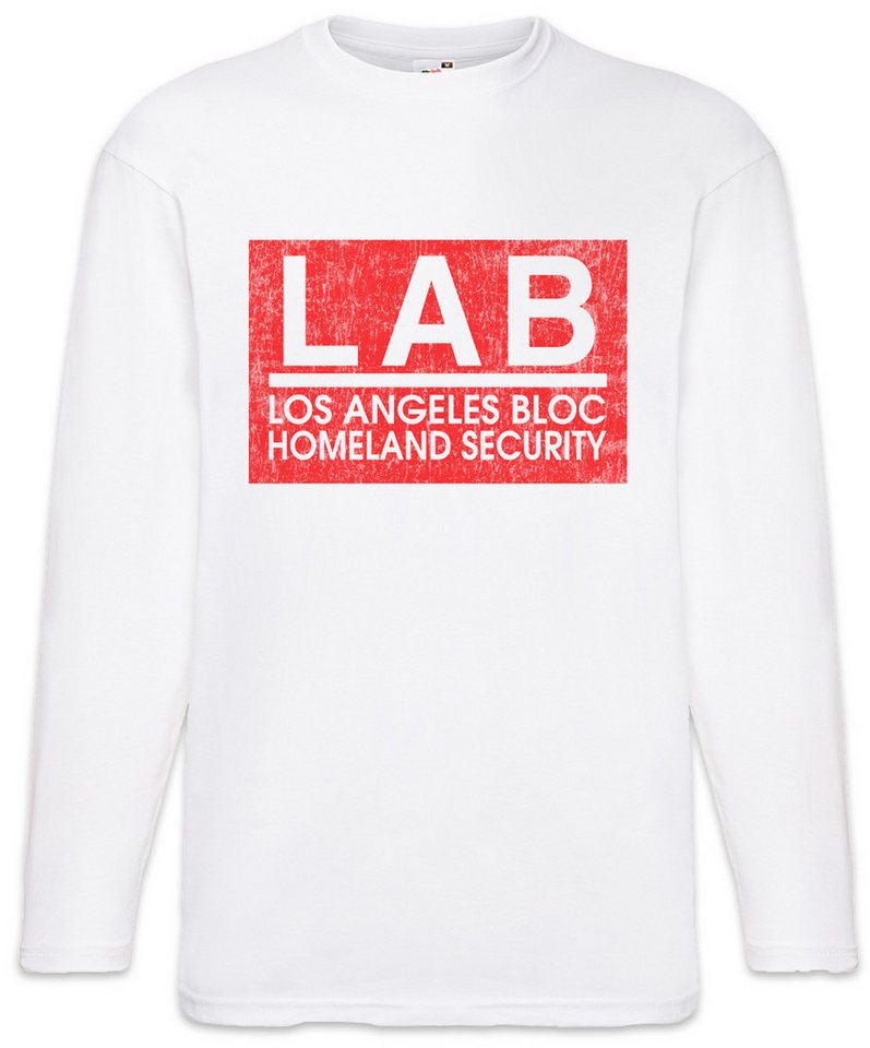 Urban Backwoods Langarmshirt Lab Logo Langarm T-Shirt Red Hats The Los Angeles Bloc Colony Homeland (1-tlg) Security Patch Symbol Sign von Urban Backwoods