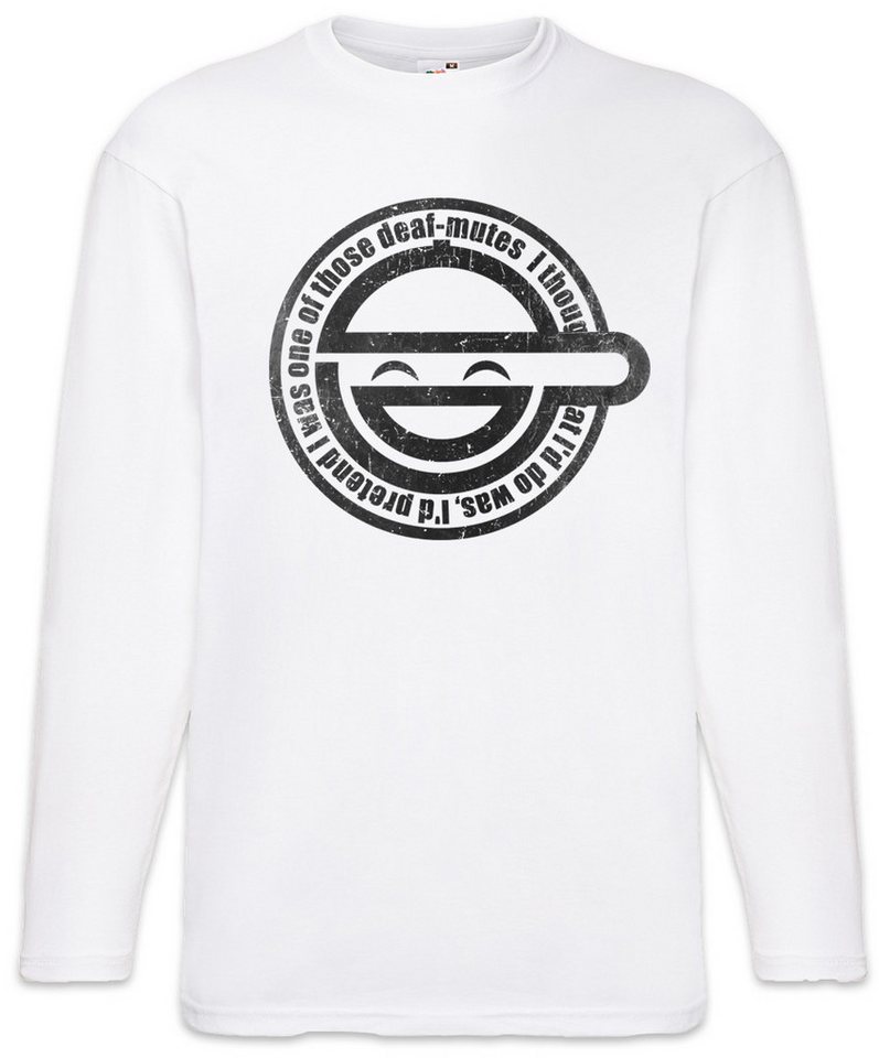 Urban Backwoods Langarmshirt Laughing Man Langarm T-Shirt Ghost In Manga The Akira Masamune Shell (1-tlg) Shirow Anime Fim Movie von Urban Backwoods