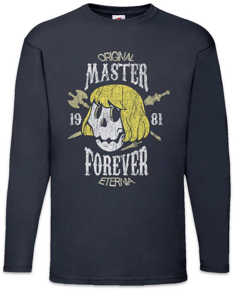 Urban Backwoods Langarmshirt Master Forever Langarm T-Shirt Masters Retro Of 80s The Kult Universe (1-tlg) He-Man Motu Eighties Skeletor von Urban Backwoods