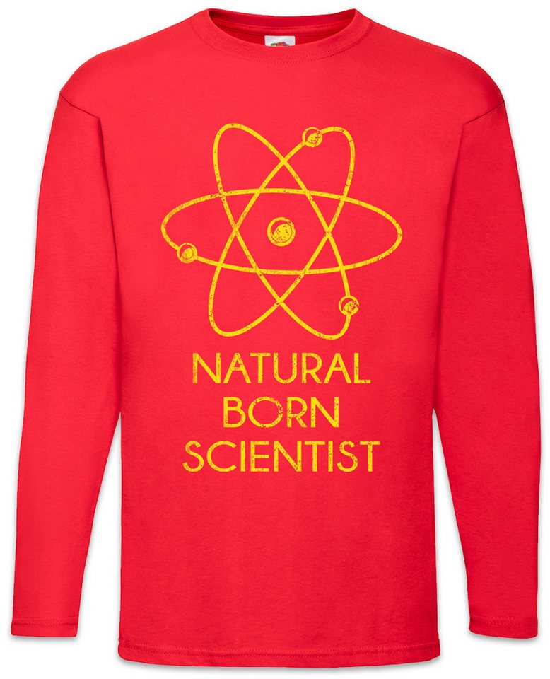 Urban Backwoods Langarmshirt Natural Born Scientist Langarm T-Shirt Lehrer Fun Teacher Professor (1-tlg) Nerd Geek Science Professor von Urban Backwoods