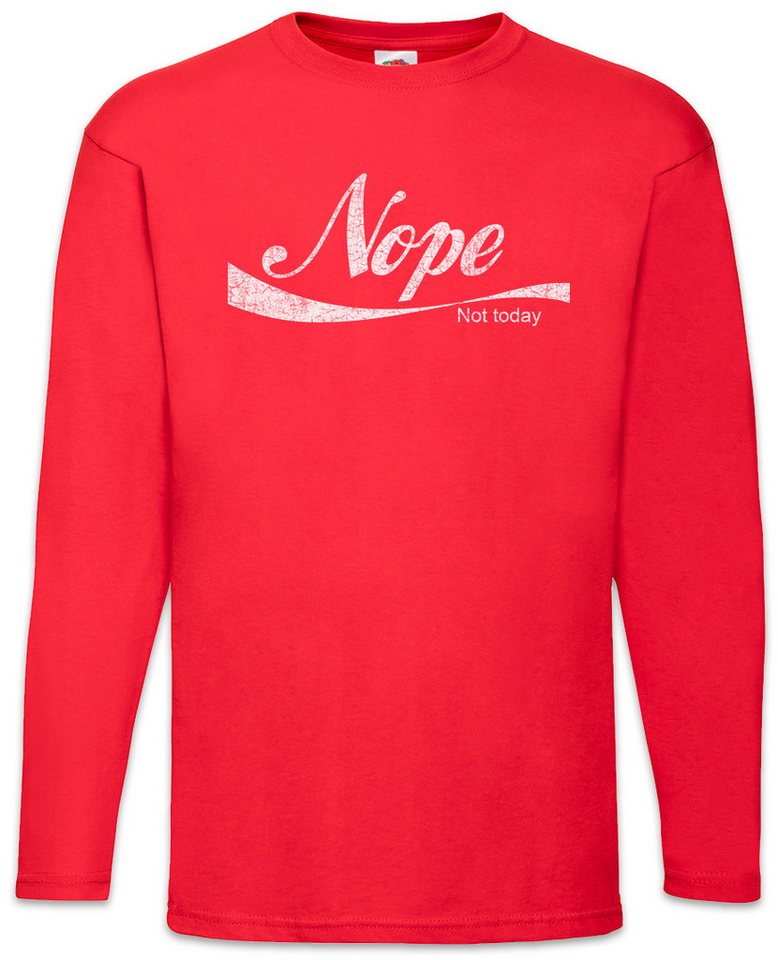Urban Backwoods Langarmshirt Nope Cola Langarm T-Shirt Gamer Fun Games Gaming Video PC Admin IT (1-tlg) Informatiker Informatik Dungeons Computer von Urban Backwoods