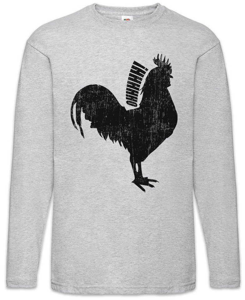 Urban Backwoods Langarmshirt Oh Cock Langarm T-Shirt Cocky Hahn Kikeriki Stolz Arrogant Stolz Proud (1-tlg) Pride Man Men Boy von Urban Backwoods