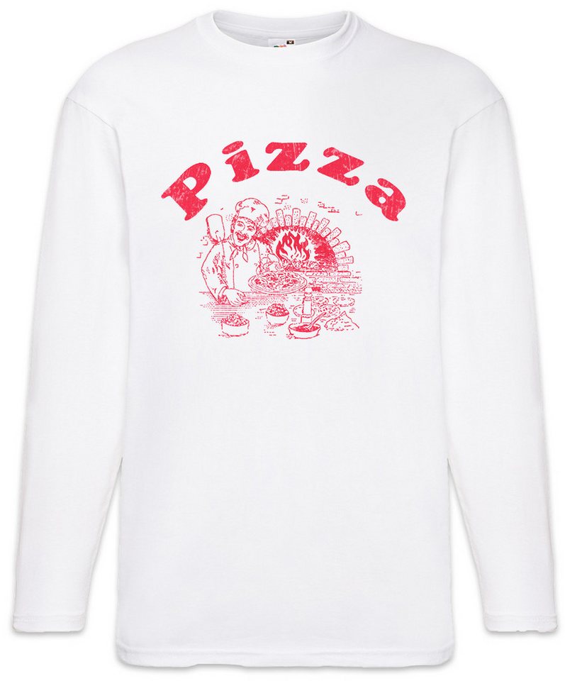 Urban Backwoods Langarmshirt Pizza Box II Langarm T-Shirt Italia Fun Italien Pizzabäcker Pizzeria (1-tlg) Maker Symbol Zeichen Sign von Urban Backwoods