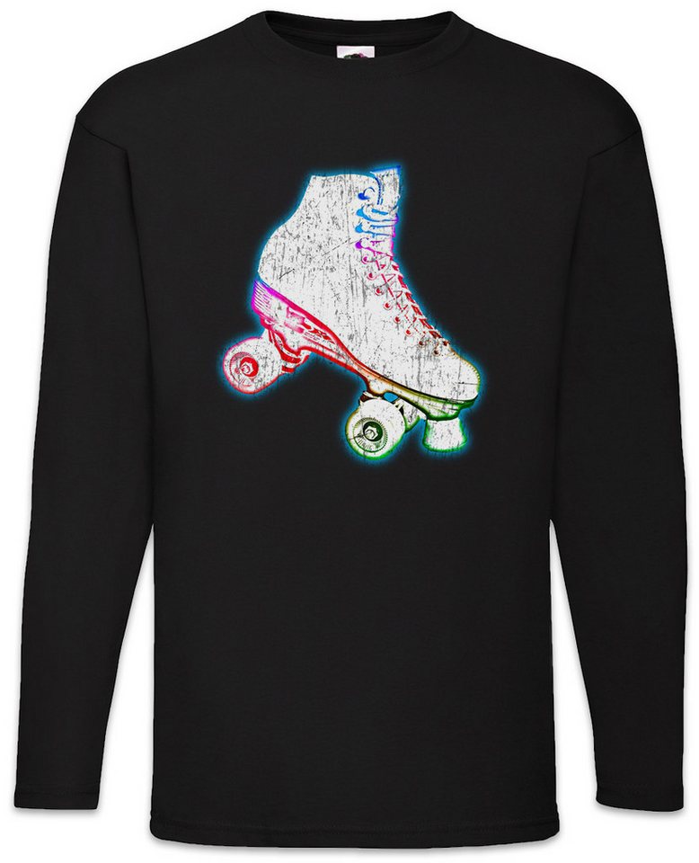 Urban Backwoods Langarmshirt Roller Skate Langarm T-Shirt Rollschuhe Skater Inline-Skater Inliner (1-tlg) Inline Skates Girl Derby von Urban Backwoods