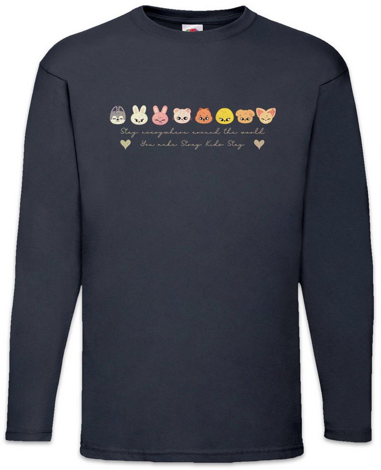 Urban Backwoods Langarmshirt Stay Pop 2 Langarm T-Shirt Musik Kids Kpop K-Pop 4th Generation Stray (1-tlg) Boy Group Idol Band von Urban Backwoods