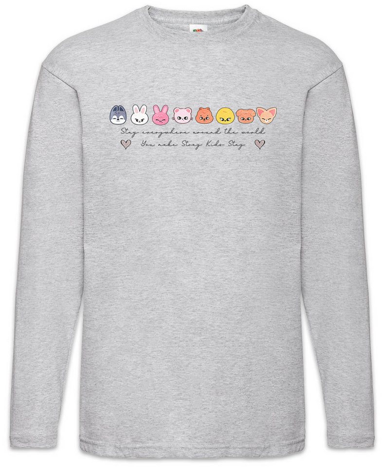Urban Backwoods Langarmshirt Stay Pop 2 Langarm T-Shirt Musik Kids Kpop K-Pop 4th Generation Stray (1-tlg) Boy Group Idol Band von Urban Backwoods