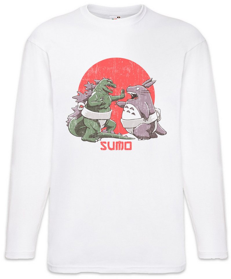 Urban Backwoods Langarmshirt Sumo Monsters Langarm T-Shirt Geek Nerd Sumo Ringer Wrestler Gojira (1-tlg) Nippon Godzilla Japan Kaiju von Urban Backwoods