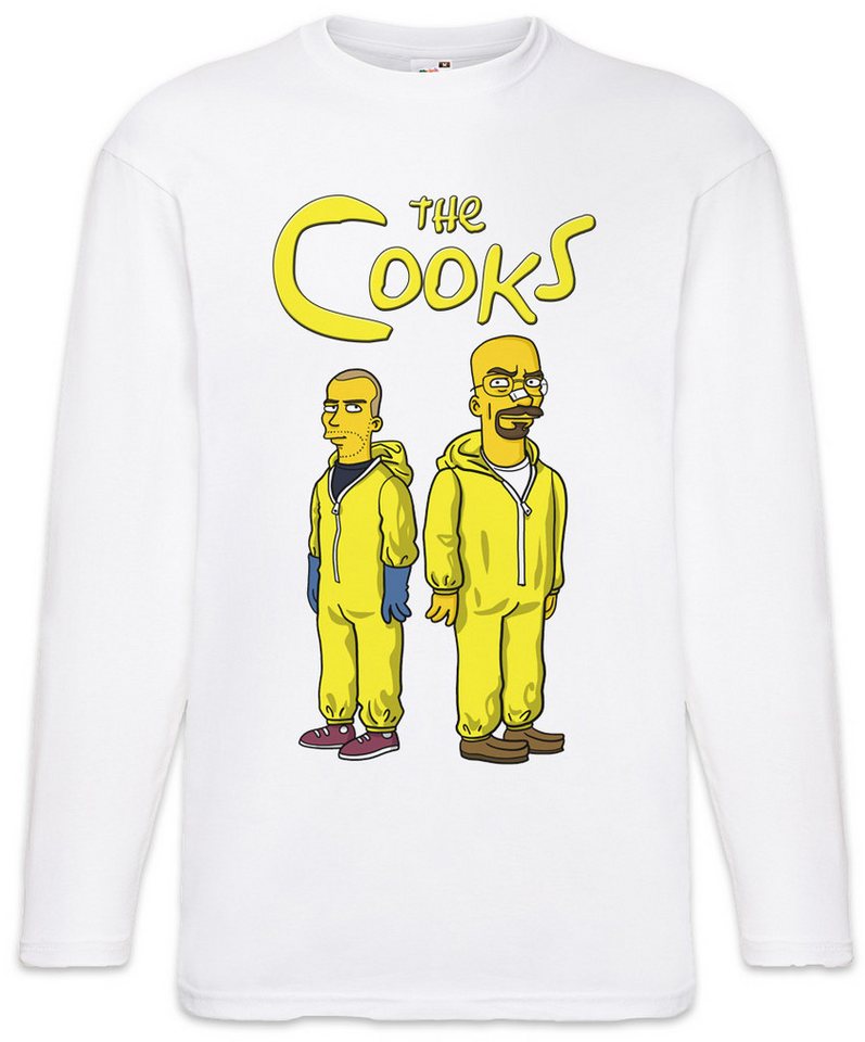 Urban Backwoods Langarmshirt The Cooks Langarm T-Shirt Walter Breaking White Ehrmantraut Bad (1-tlg) Crystal Pinkman Let's Cook von Urban Backwoods