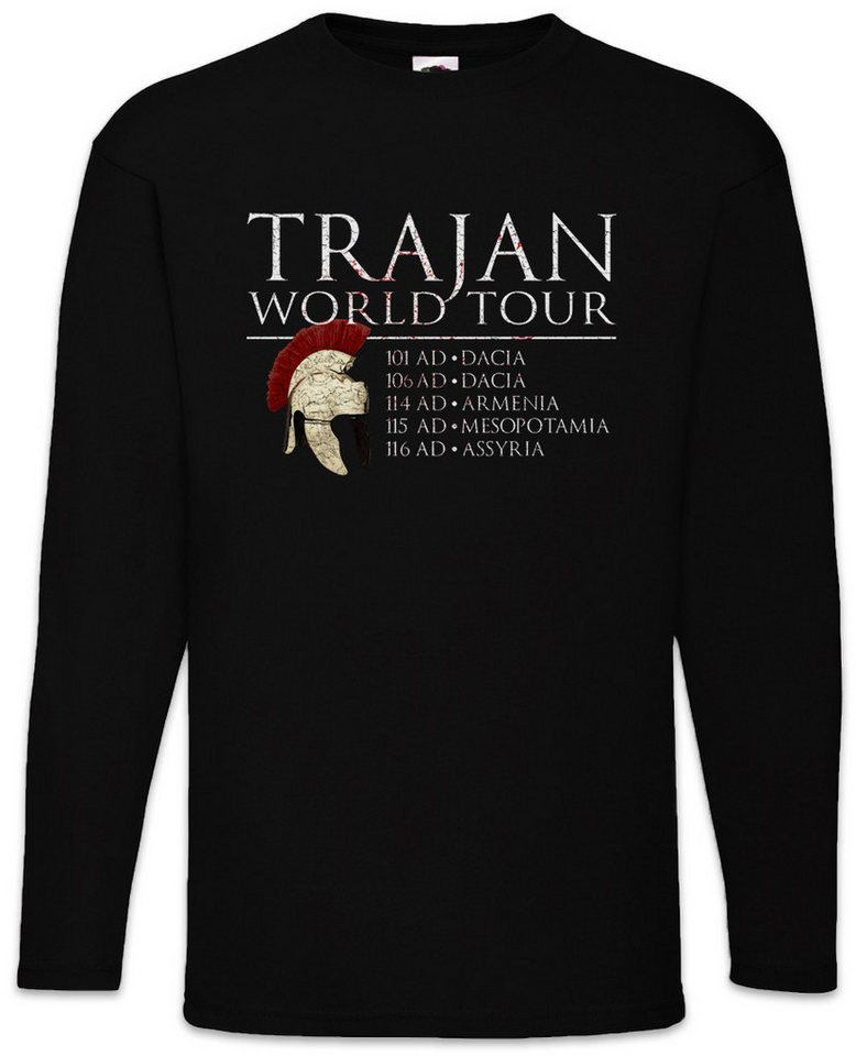 Urban Backwoods Langarmshirt Trajan World Tour Langarm T-Shirt Fun Princeps Kaiser Rom Roma Rome (1-tlg) Roman Legion Emperor Empire von Urban Backwoods