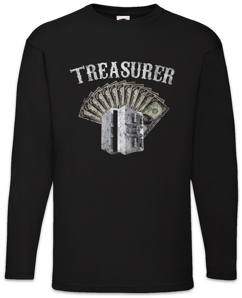 Urban Backwoods Langarmshirt Treasurer Patch Langarm T-Shirt Ride To Live Biker Rider MC Chopper (1-tlg) Rocker Club SOA Patch von Urban Backwoods