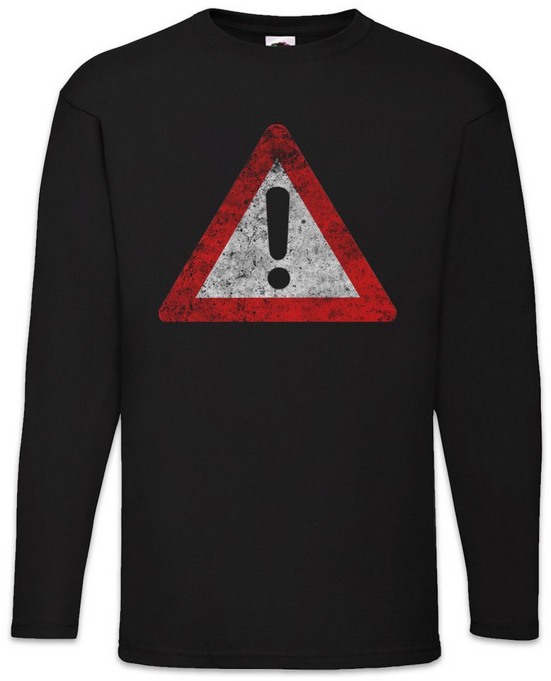 Urban Backwoods Langarmshirt Warning Sign II Langarm T-Shirt Symbol Logo Insignia USA Zeichen (1-tlg) Caution Danger Biohazard Restricted von Urban Backwoods