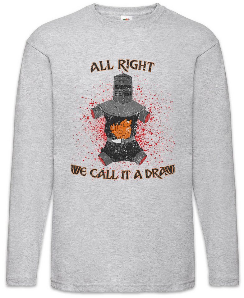 Urban Backwoods Langarmshirt We Call It A Draw Langarm T-Shirt Monty Fun Schwarzer Ritter Python (1-tlg) Fun Black Knight Der von Urban Backwoods