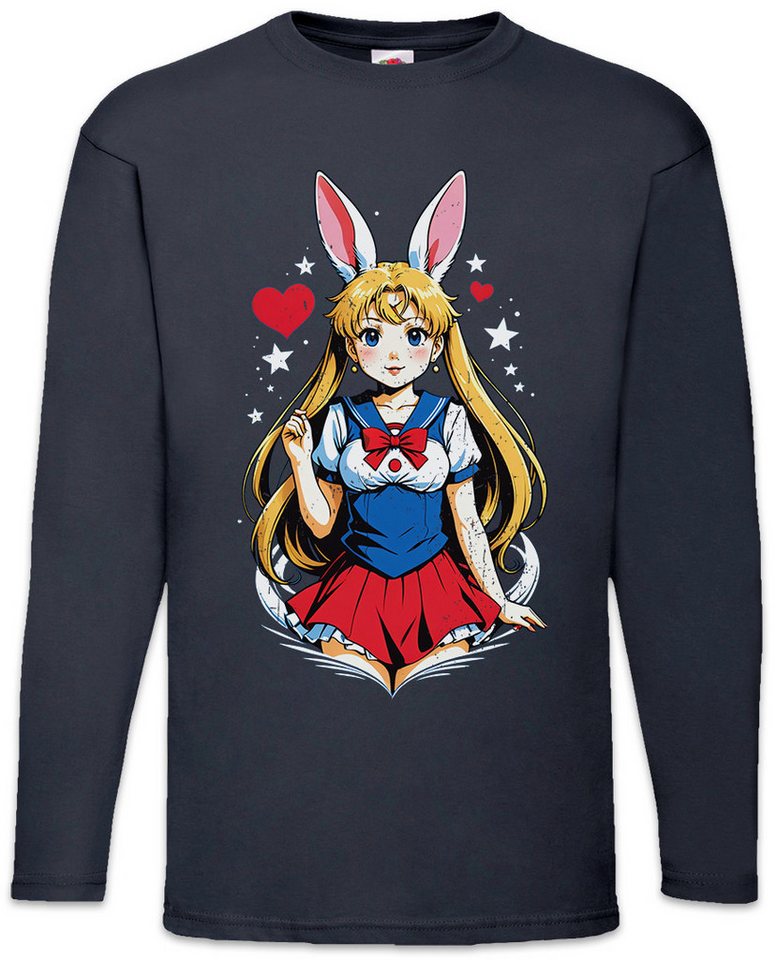 Urban Backwoods Langarmshirt Wild Anime Moon Rabbit Langarm T-Shirt Anime Sailor Girl Usagi Tsukino (1-tlg) Princess Serenity Wild Rabbit von Urban Backwoods