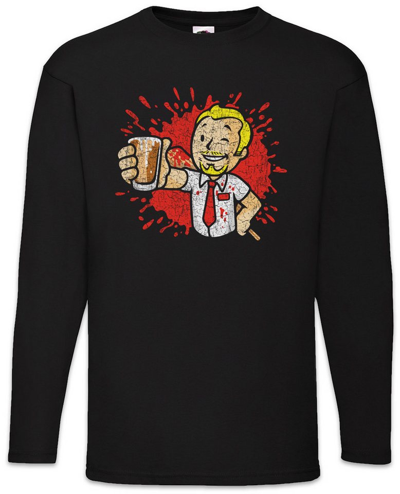 Urban Backwoods Langarmshirt Zombie Boy Langarm T-Shirt Zombies Evil Walking Horror Gamer Dead Logo (1-tlg) Vault Gaming Ash Crossover von Urban Backwoods