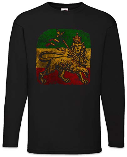 Urban Backwoods Lion of Judah III Herren Langarm T-Shirt Schwarz Größe XL von Urban Backwoods