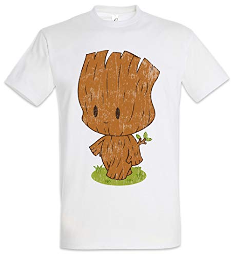 Urban Backwoods Little Groot Herren T-Shirt Weiß Größe 3XL von Urban Backwoods