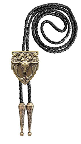 Urban Backwoods Longhorn Arrowhead III Bolotie Western Country Krawatte Bolo Tie von Urban Backwoods