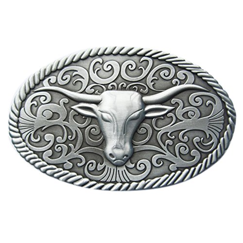 Urban Backwoods Longhorn I Gürtelschnalle für Wechselgürtel Buckle von Urban Backwoods