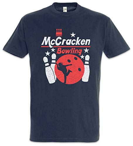 Urban Backwoods Mccracken Bowling Herren T-Shirt Blau Größe L von Urban Backwoods