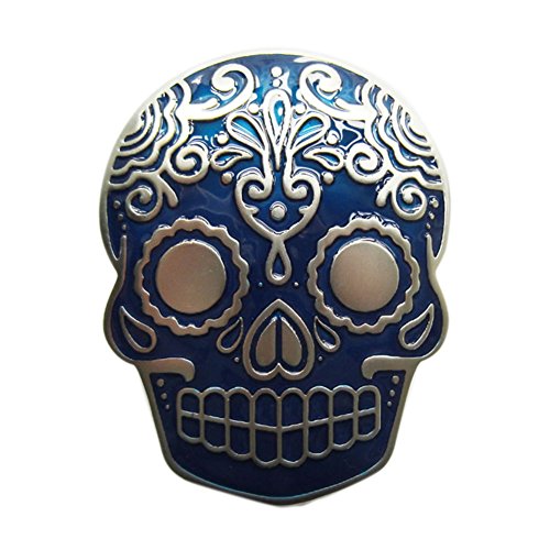 Urban Backwoods Mexican Skull III Gürtelschnalle für Wechselgürtel Buckle von Urban Backwoods