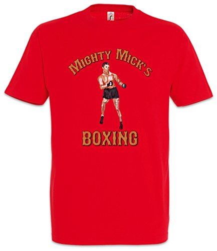 Urban Backwoods Mighty Mick's Boxing I Herren T-Shirt Rot Größe XL von Urban Backwoods