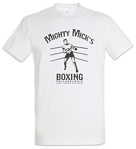 Urban Backwoods Mighty Mick's Boxing II Herren T-Shirt Weiß Größe L von Urban Backwoods