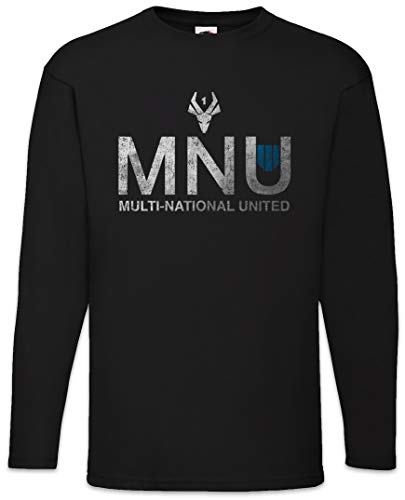 Urban Backwoods Mnu Logo Herren Langarm T-Shirt Schwarz Größe XL von Urban Backwoods